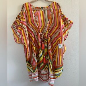 Violet Sky Striped Cover Up